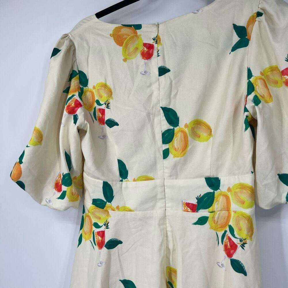 Runaway Mikaela Mini Dress in Lemon & Drink Print - Picture 6 of 7